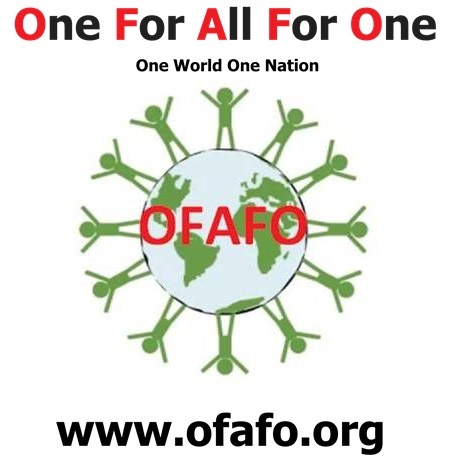 OFAFO stands for One For All, All For One. OFAFO is an organization created to unite all people together and to declare the earth a heritage of all people.