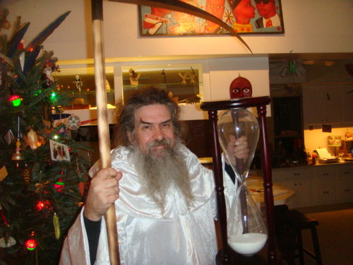 Jack of all Trades Master of None  Collector of Souls Every New Years Eve. Son of Chronos