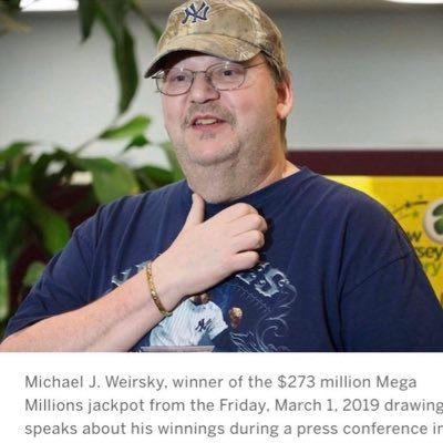 I'm Mike Weirsky, the New Jersey Mega lottery winner, I’m giving $50,000 to any of my lucky followers here....#USA🇺🇸#canada🇨🇦 #london🇬🇧