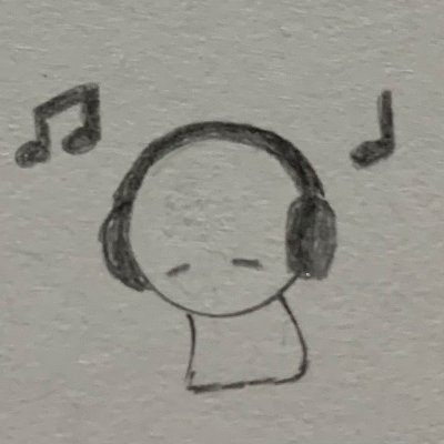 SingleCake942's profile picture. This silly lil' guy wearing headphones on paper belongs to me
