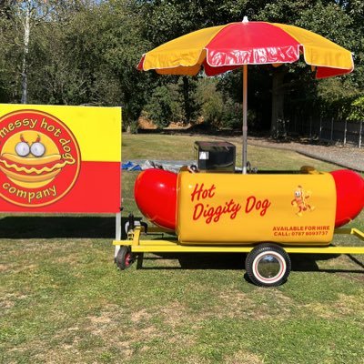 THE MESSY HOT DOG COMPANY PRESENTS             HOT DIGGITY DOG. FOR HIRE ALL YEAR ROUND. PLEASE CALL FOR MORE INFORMATION 🌭