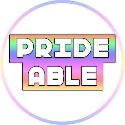 prideableco's profile picture. Discovering and promoting LGBTQIA+ voices in the Twitch/gaming community! Ran/Founded by @SUPERSTREAMCO