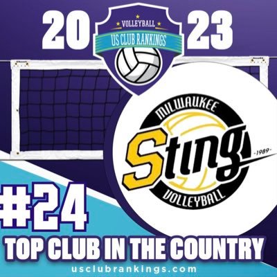 This is the official ❎ account for MKE Sting Volleyball Club. #24 🏐club in the 🇺🇸. #1 🏐club in WI🧀. National Champions in 2023. 🏆