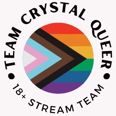 A supportive team of incredible LGBTQIA+ streamers 🏳️‍🌈🏳️‍⚧️ | positive vibes | variety streamers | 18+ | DM for more info | #TeamCrystalQueer