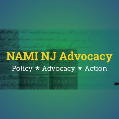 The policy and advocacy arm of NAMI NJ, the state voice on mental illness. #Act4MentalHealth #Vote4MentalHealth