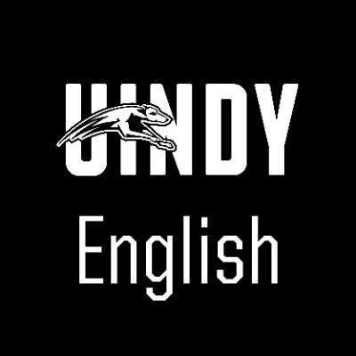 The official Twitter page of the English Department at the University of Indianapolis @UIndy (also a Grady @uindyhound stan account)