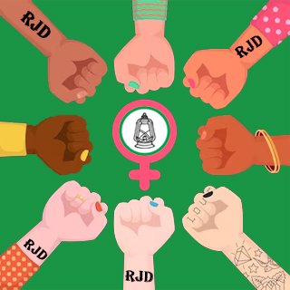 Rjd4Mahila's profile picture. Official Twitter Account for Mahila / Women's Rashtriya Janata Dal.
Promoting Women's/ Mahila Politics With Social Justice in India.
RJD Mahila Wing - Tamilnadu