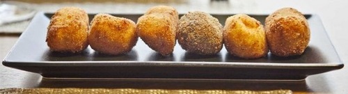 Posiblemente la mejor croqueta del mundo!!
Madrid: Mercado de San Miguel, Mercado de San Anton.
Bilbao: La Alacena de Victor Montes, Restaurante Victor Montes