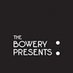 The Bowery Presents (@bowerypresents) Twitter profile photo