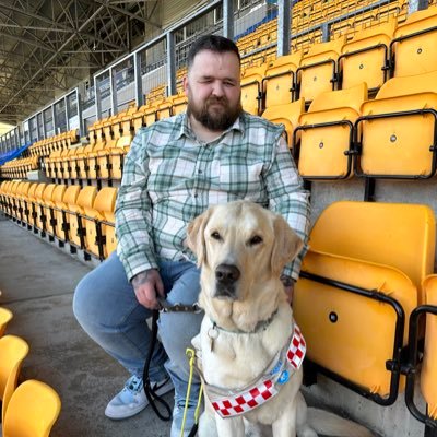 One man and his dog on a quest to conquer the 42 🏟️ ⚽️ 🏴󠁧󠁢󠁳󠁣󠁴󠁿 | Leading expert on disability access in football