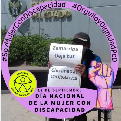 #SororidadParaTodas #SoyMujerConDiscapacidad #AccesibilidadUniversal #MovimientoPcD #8M #OrgulloYDignidadPcD