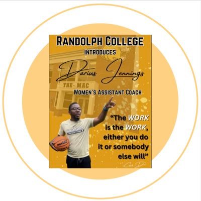 Women’s Assistant Basketball Coach at Randolph College “Create opportunity where it cease to exist