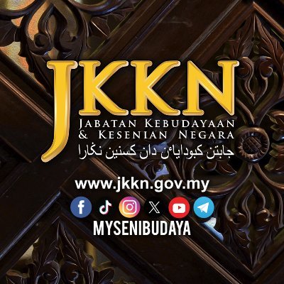 Twitter rasmi Jabatan Kebudayaan dan Kesenian Negara. Ikuti kami di Instagram mysenibudaya #jkkn #mysenibudaya