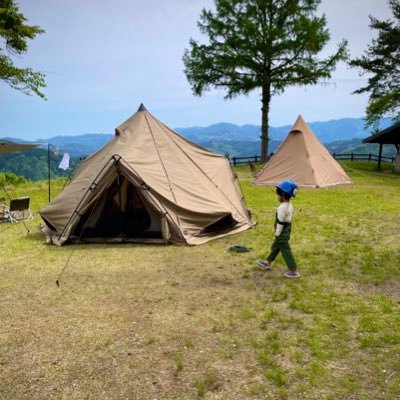 キャンプのことばっかり考えてます🏕テント/ロガ4、ゼクーM、スカイパイロットtc、ソロホームステッド tc、ペポライト、G2000など お坊っちゃま（小1）とのポケモンデュオキャンがメイン、たまにおじょー（小4）が加わる地獄キャンプやファミキャンやソロも行ってます #ホコリタケハットひろめ隊