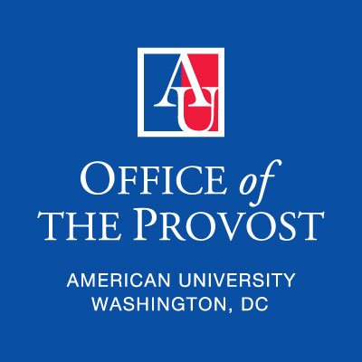 Official account of @AmericanU’s Office of the Provost led by @VickyWilkins1. Celebrating faculty and student research. RT or follow ≠ endorsement.