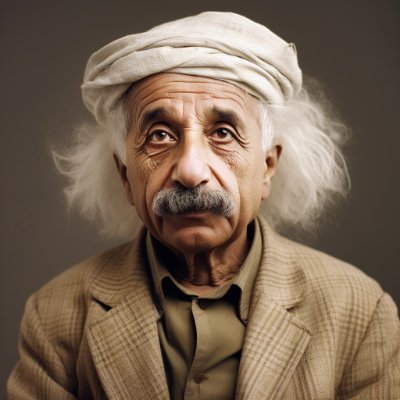 AL-HAJJ Einstein. All Einstein related images are AI generated.(Parody Account)