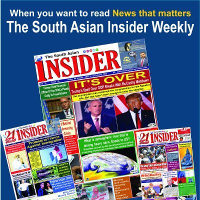 Community focused The South Asian Insider is a 21 year strong weekly newspaper published from New York since March 2002.