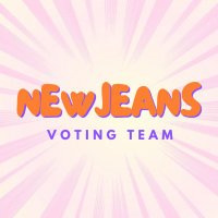 NewJeans Vote Team(@NewJeansVoting) 's Twitter Profile Photo
