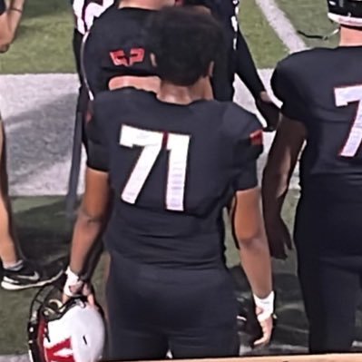 #71 | Offensive Right/Left Tackle | 234 lbs | 6”1 | 225 bench | 275 squat | 185 power clean| Victory Christian Academy | Sophomore