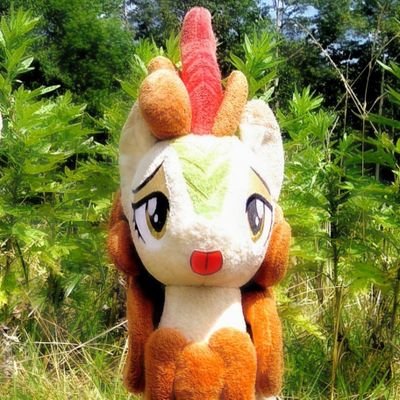 Kirin plush ＆ Pony plush Outdoor photography