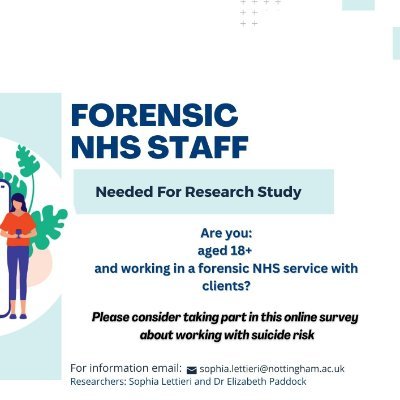 Trainee Forensic Psychologist @ University of Nottingham