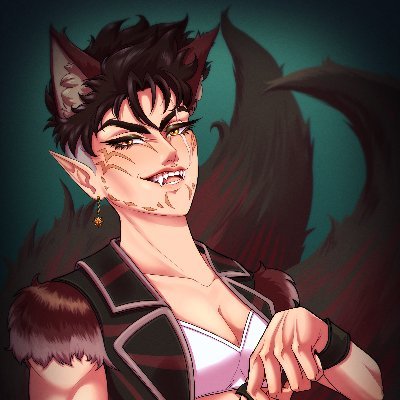 She/they, 🇬🇧🇩🇪🏳️‍🌈demonic wolf spirit & passionate hero hunter. Rowdytuber: Sometimes seiso, sometimes sus
PFP by @Yoruma_art
Banner @itsannedragonne