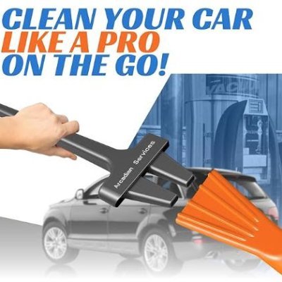 Fits All CarWash Vacuums Worldwide. This innovative tool's the only universal car wash vacuum tool that allows you deep-clean every crevice & crack in your Car!