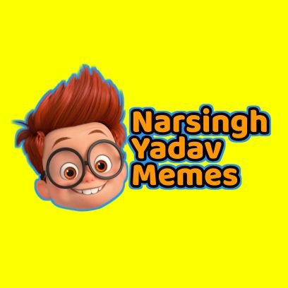 Official Twitter Account Of The Narsingh Yadav Memes.
Memes | Sarcastic | Thoughts | News 😆😝
