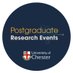 University of Chester Postgraduate Research Events (@uocpgrevents) Twitter profile photo