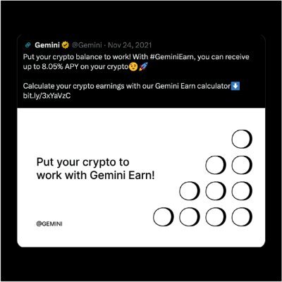 Social media presence of #GeminiEarnVictims duped by @cameron and  @tyler of @Gemini. Let us know how you have been impacted by this scam #GeminiEarn