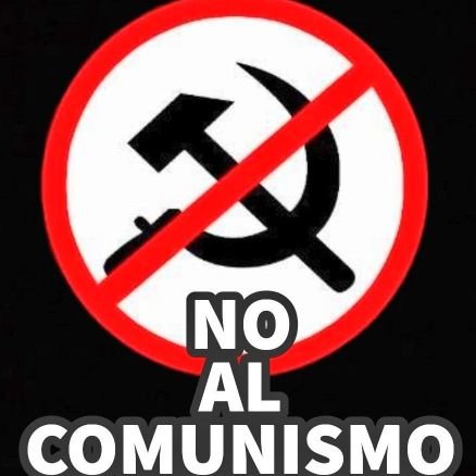 No al comunismo.
No al Socialismo.
No al populismo.
No al Izquierdismo.
No a la 