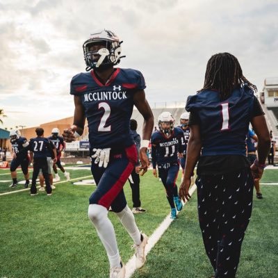 McClintock high school |class 2025 6’3 165| wide receiver and safety/ Varsity track,phone: 9286512924
