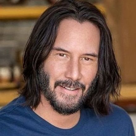 On Keanu Reeves 

Officially here with the Assistance of Management