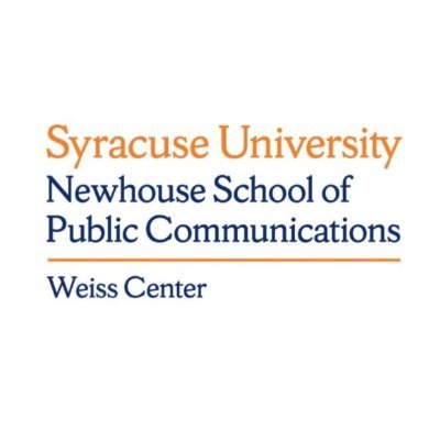 We are the Weiss Center, from @RealChemistry_  & @NewhouseSU / @SyracuseU. We ensure students are immersed in digital & social.