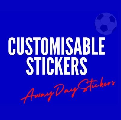 FULLY CUSTOMISABLE FOOTBALL STICKERS.

ANY TEAM, ANY BADGE, ANY FACE AND ANY TEXT CAN BE ADDED TO THE STICKERS. IDEAL FOR AWAY DAYS, BIRTHDAYS & HOLIDAYS