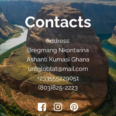 Located in the second largest city in Ghana we are a touring company and we are hear to make your travel experience phenomenal.