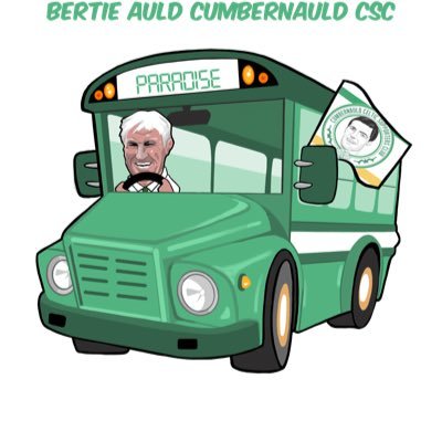Bertie auld Cumbernauld supporters club started Christmas 2016, leaving from stables bar & cumbernauld town centre 🚌🍀😎