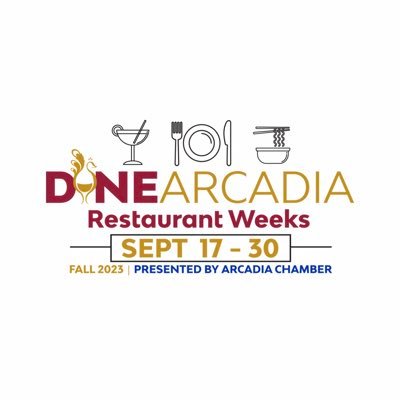 DineArcadia Restaurant Weeks presented by @arcadiachamber Discover Delicious Sept 17-30 #DineArcadia 🍸🍽🍜🥩🍷🥗🍔🥃🍝 Restaurants DM us to participate