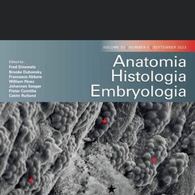 News from the Editors of Anatomia Histologia Embryologia, the official Journal of the WAVA. News posted by Catrin, William and Brooke.