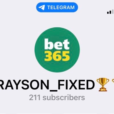 100% fixed and guaranteed winning here just click and join my telegram channel now to participate in the available odds 👇👇👇