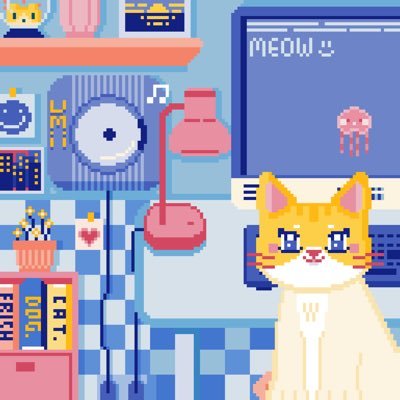 Umii ✦⸝⸝ falling in pixelart , Nft creator / Link : https://t.co/xWRPVr7iTE (((I speak a little English.)))