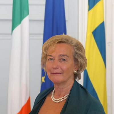 Barbara Jones, Ambassador of Ireland to Sweden. Official account. For Embassy news, see: @IrishEmbSweden