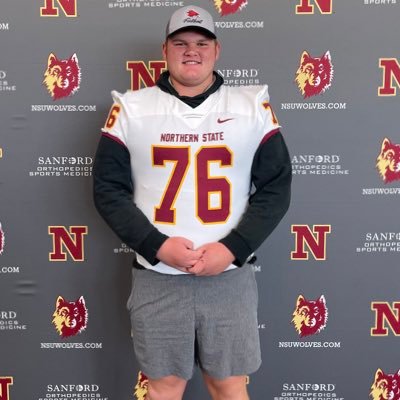 C/DL For Devils lake ND, Class of 2024 {Football,Wrestling, Track} top 5 OL in ND,Northern State Football Commit, a very happy Lions fan