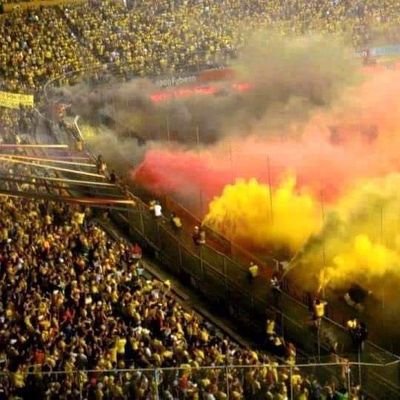 Barra organizada por socios e hinchas de Barcelona Sporting Club.