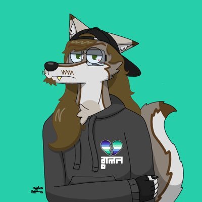 (♂•23•Not an artist!) A left-handed wolf who enjoys languages, airplanes and trains...