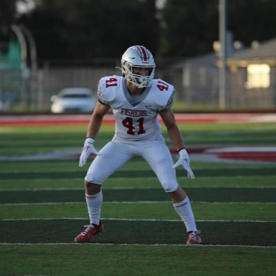 OLB/SS 6’0 200 Fishers High School (IN).  4.61 40, 35 inch vertical, 4.02 pro agility