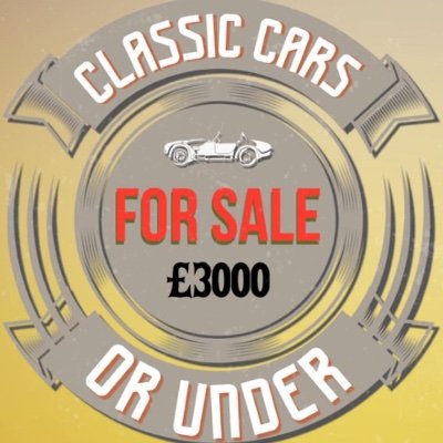 Showcasing a range of classic cars available for £3000 or less