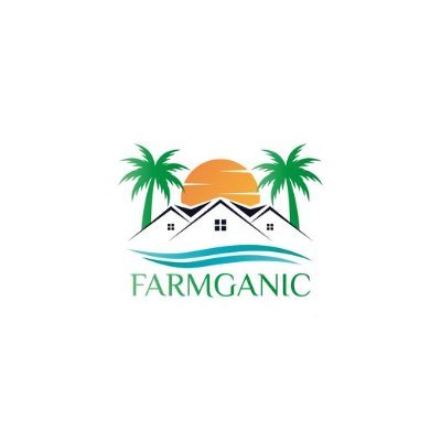 Farmganic's Farmhouse! Experience homely comfort with wood beams, surrounded by lush plants .