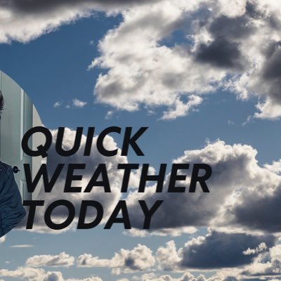 Check out our morning weather show airs. Tuesday and Friday Watch quick weather today. at 9:00 AM CDT OnYouTube Twitter and     tune in to @QuickWeekend