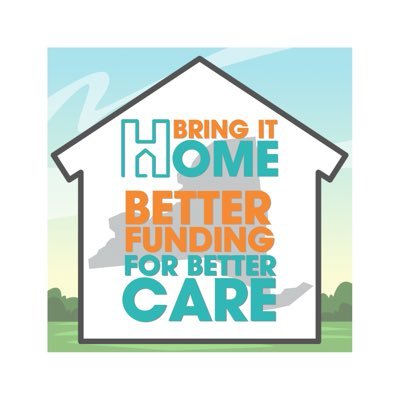 NYS mental health housing providers, advocates, faith leaders, participants,  & families urging adequate funding. Powered by @ACLNYS